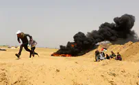 IDF warns Gazans: Don't participate in violent riots