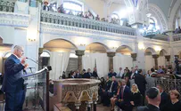 Netanyahu meets Lithuanian Jewish leaders at Choral Synagogue