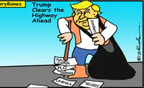 Trump clears the highway