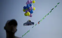Balloons explode in Gaza-area communities