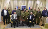 Rivlin hosts "Special in Uniform" soldiers