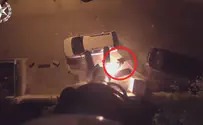 Watch: Arab torches security camera in East Jerusalem