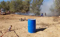 Fire breaks out in Eshkol-region communtiy