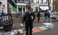 Anti-Israel protesters end rallies at Amsterdam’s WWII memorial