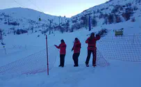 After heavy snowfall, Mt. Hermon opened to visitors