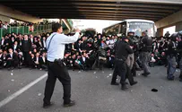 Ten detainees in Bnei Brak haredi demonstrations