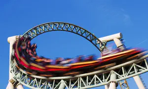 Rollercoaster stops mid-ride, leaving passengers hanging