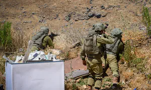 Terrorists open fire at Beit El from moving vehicle