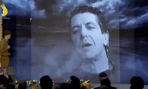 IDF singer sings with the late Leonard Cohen
