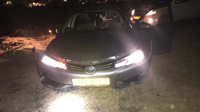 The stolen car