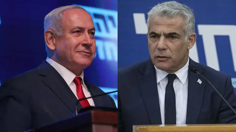 PM Netanyahu and MK Yair Lapid