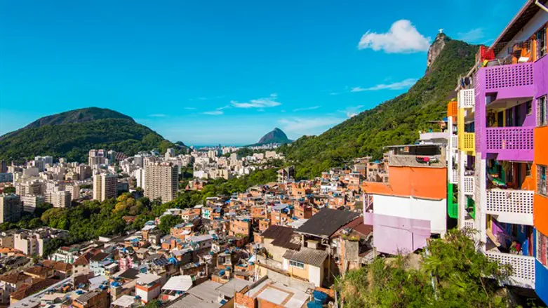 Favela in Rio de Janeiro, Brazil