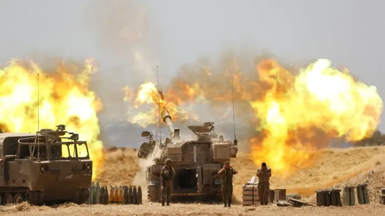 IDF forces near Gaza (illustrative)