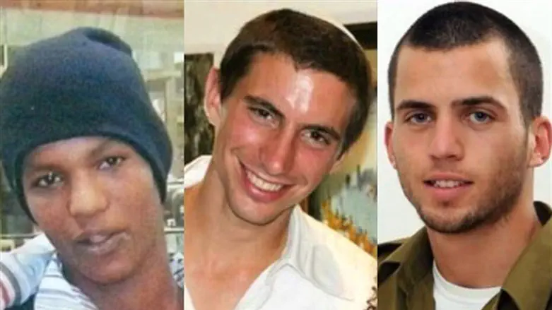 Oron Shaul, Hadar Goldin, Avera Mengistu