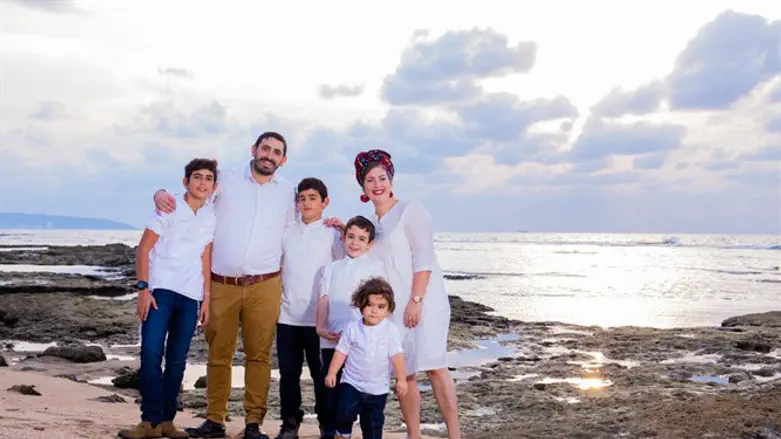 Elad Barzilai and his family