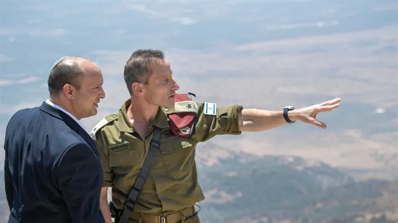 PM Bennett and IDF Commander Baram