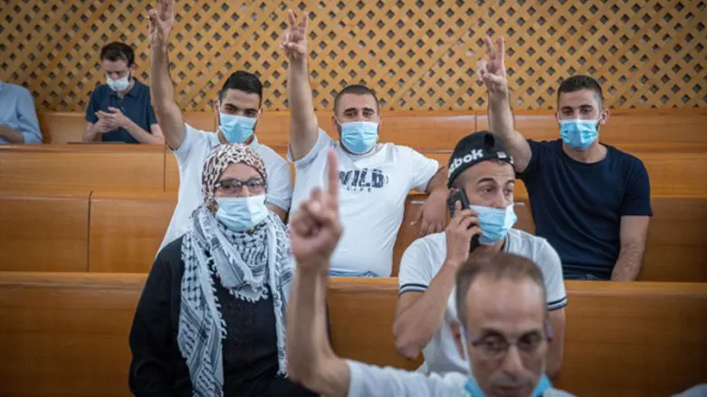 Arab squatters from Sheikh Jarrah in court