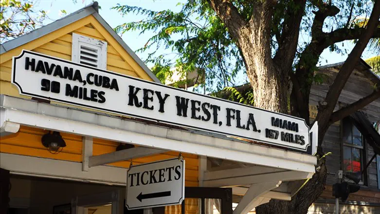 Key West, Florida, is much closer to Havana, Cuba, than to Miami, as is apparent