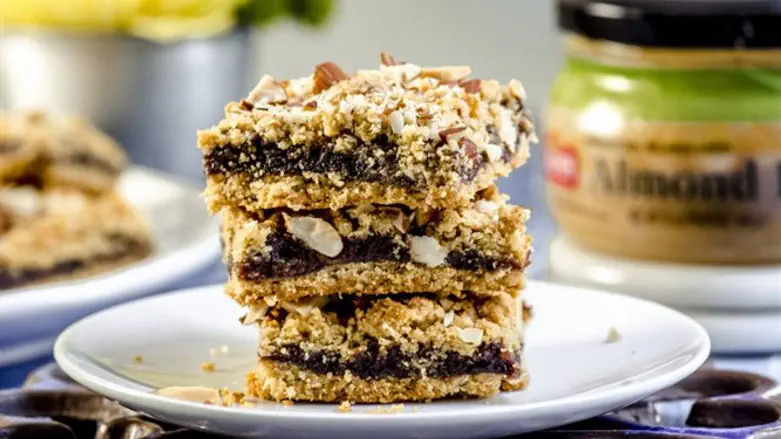 Almond Butter and Jelly Bars