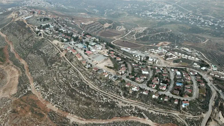 A town in Samaria