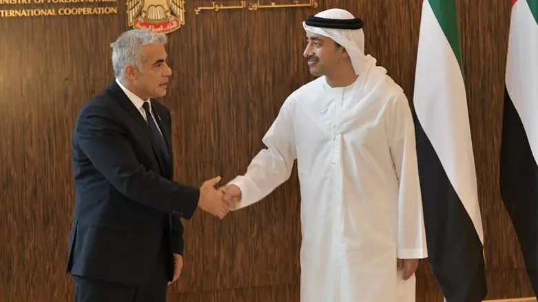 Lapid and UAE Foreign Minister