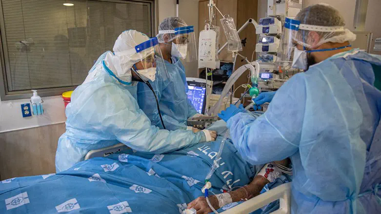 Coronavirus ward at Hadassah Ein Kerem