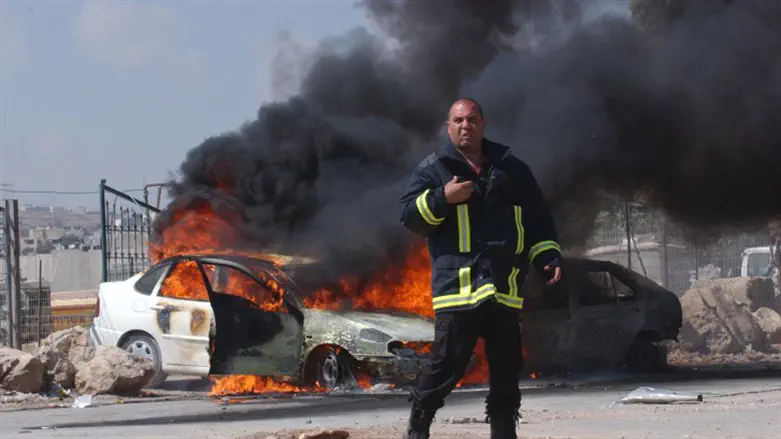 Car explosion (illustrative)