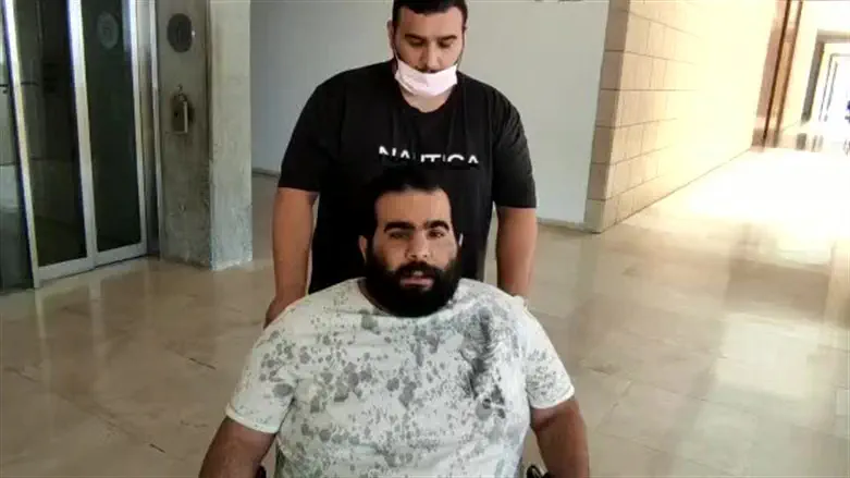 Mor Ganashvili and his brother in the hospital