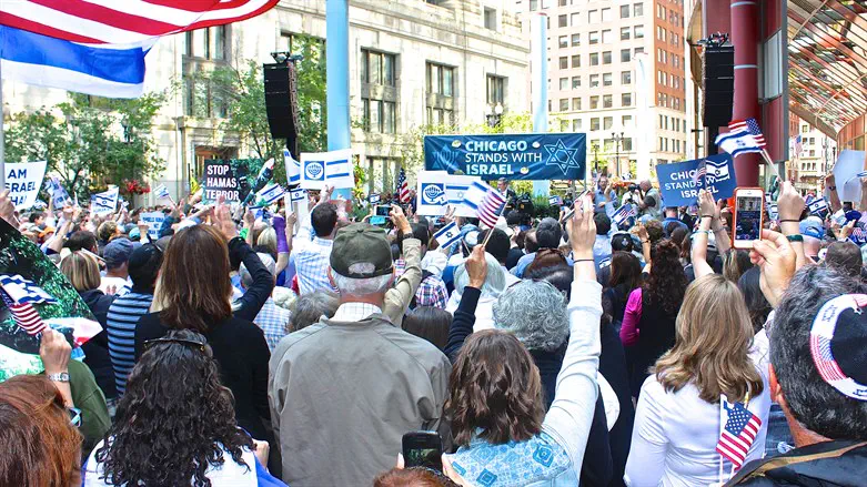 Archive: USA Jews at pro-Israel rally