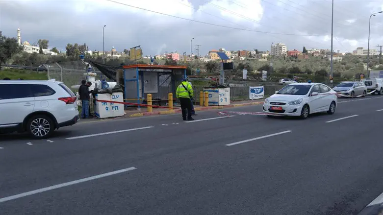 site of stabbing attaack at Giti Avisar junction