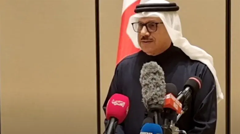 Bahrain’s Foreign Minister Abdullatif bin Rashid Al-Zayani