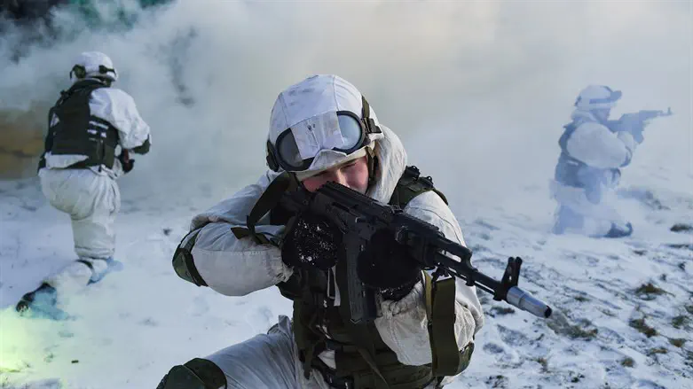 Russian army unit at undisclosed location, February 20th 2022