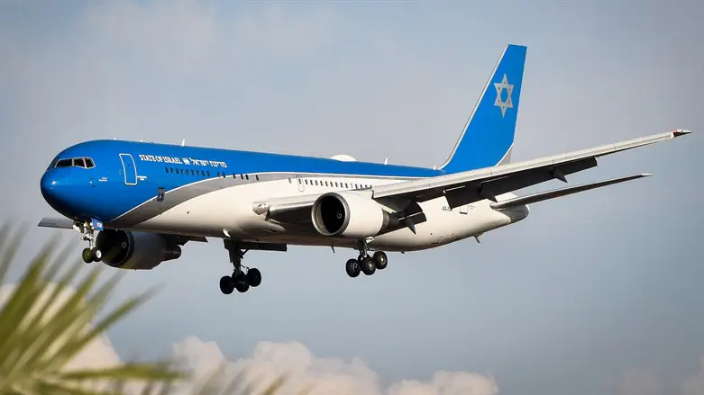 Israel's official state aircraft "Kanaf Tzion"