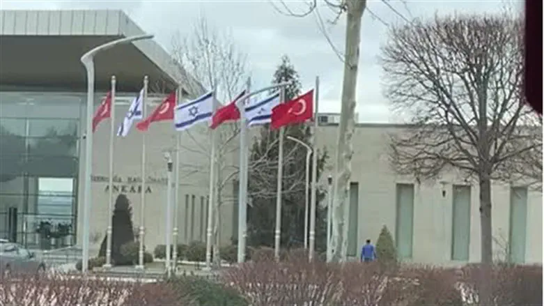 Israeli flags in Turkey