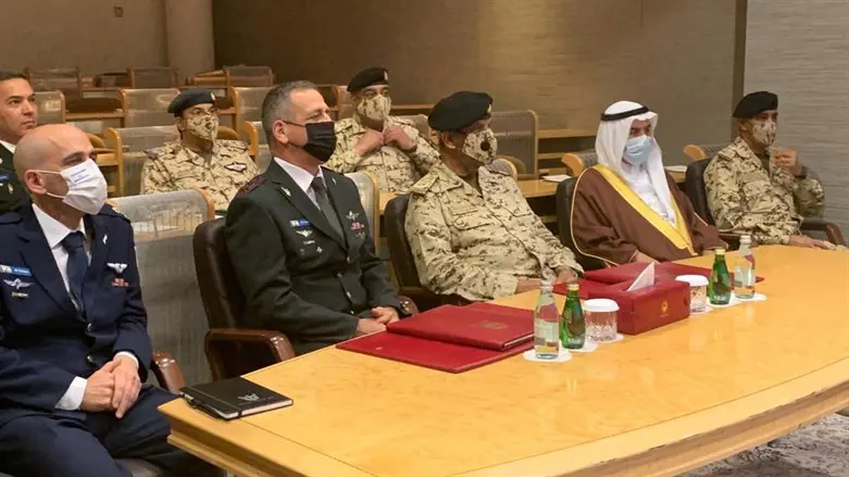 Top military brass from Israel and Bahrain meet