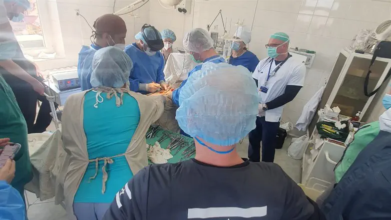 Field hospital in Ukraine