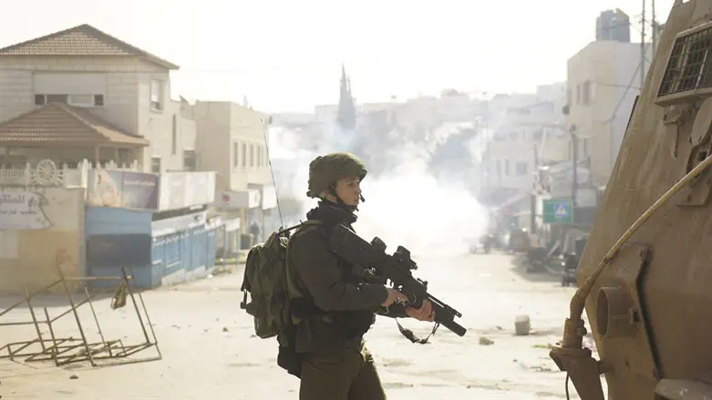 IDF soldiers operate in Jenin area