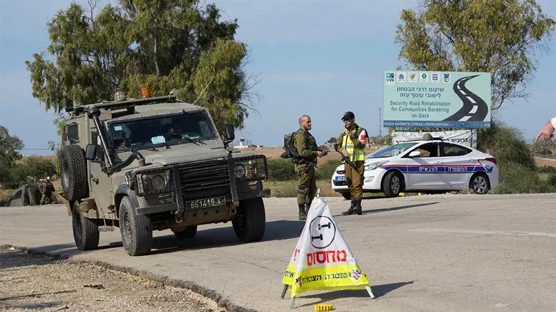 Near the Gaza border