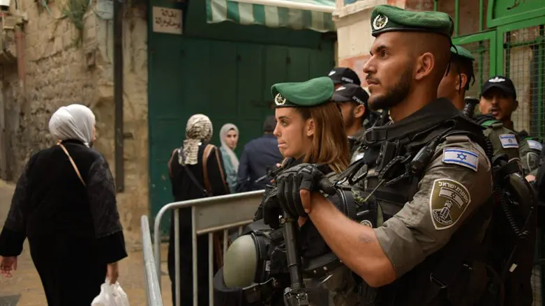Police operating in Jerusalem