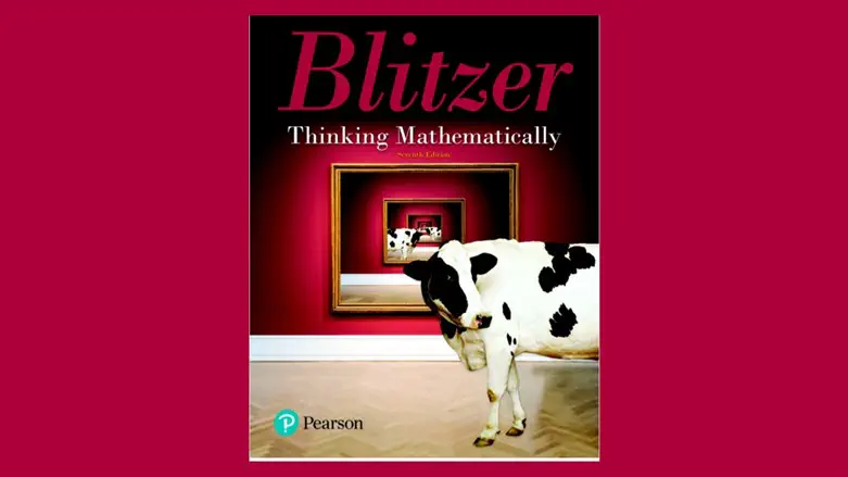 Cover of "Thinking Mathematically," that includes a Jewish divorce joke.