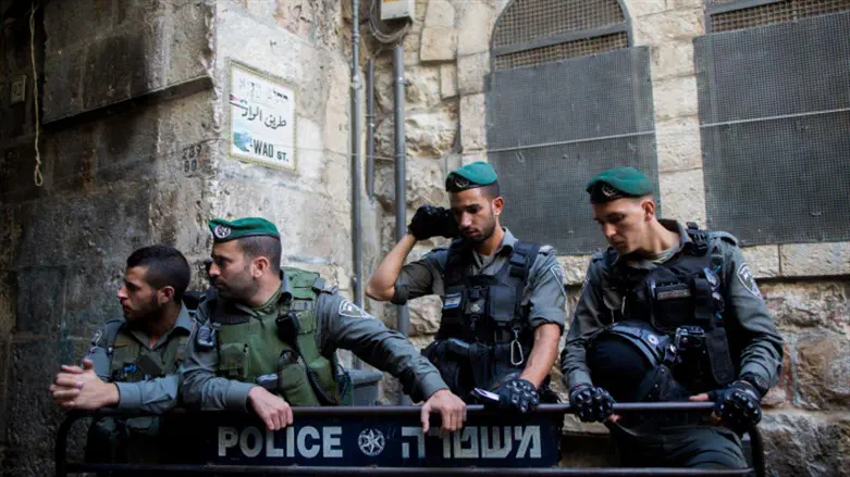 police in Jerusalem's Old City