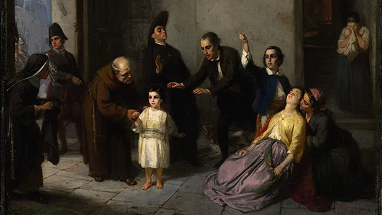 "The Kidnapping of Edgardo Mortara," an 1862 painting 