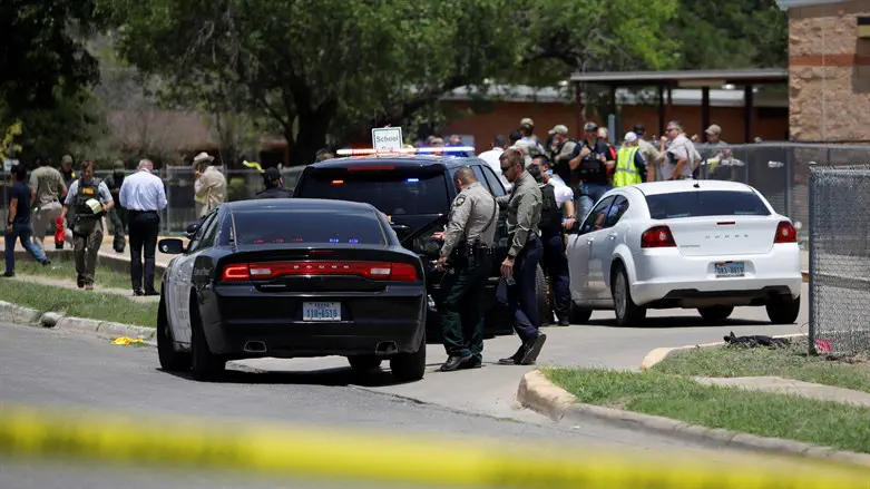 Scene of Texas school shooting