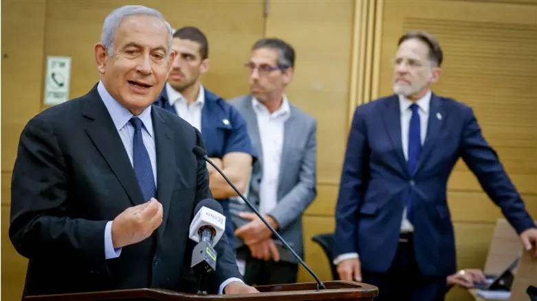Netanyahu in the Knesset, May 16th 2022