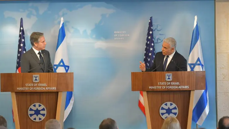 Lapid and Sec of State Blinken