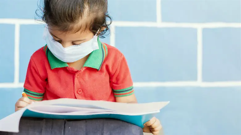 Child wearing face-mask; is it safe?