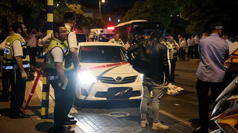 Scene of Elad terrorist attack