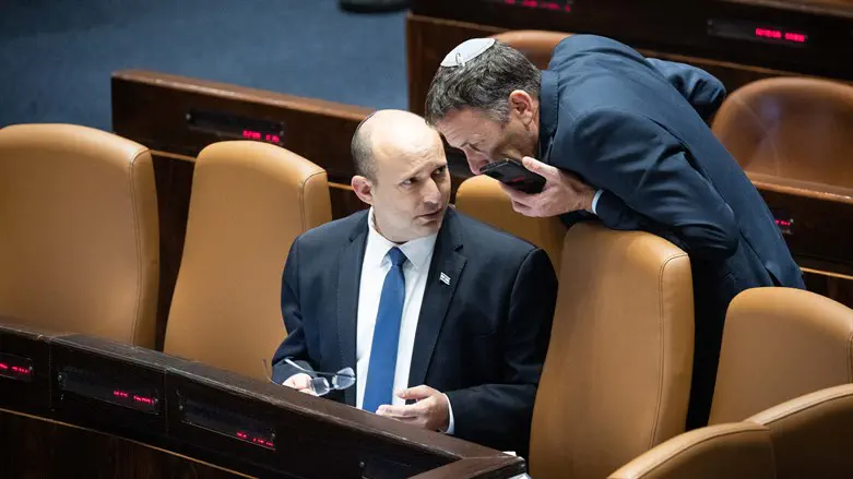 Matan Kahana and Naftali Bennett