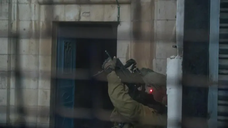 Security officers in Jenin