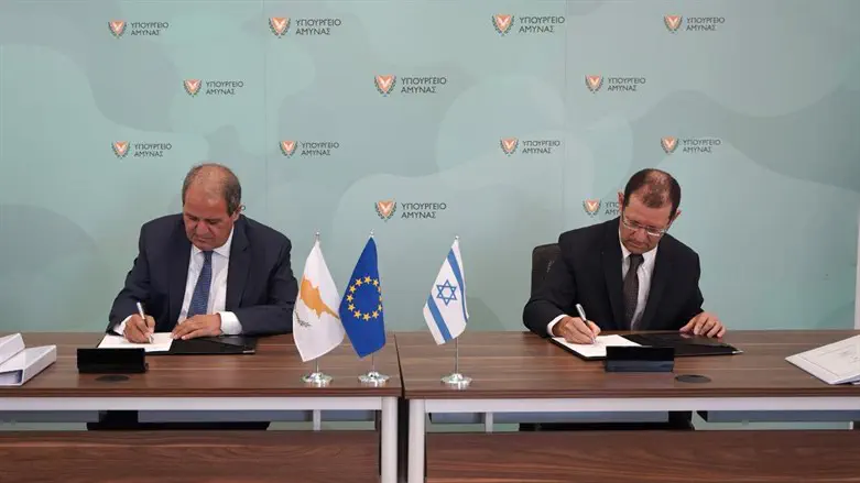 Mr. Andreas Louka and Brig. Gen. (res.) Yair Kulas
